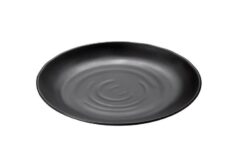 Plato de  Melamina negro -Pack 6 Uds.