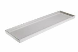 Bandeja rectangular blanca de Melamina- Pack 12 Uds.