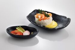 Cuenco melamina blackstone 22x15x4.7h-Pack 24 Ud.