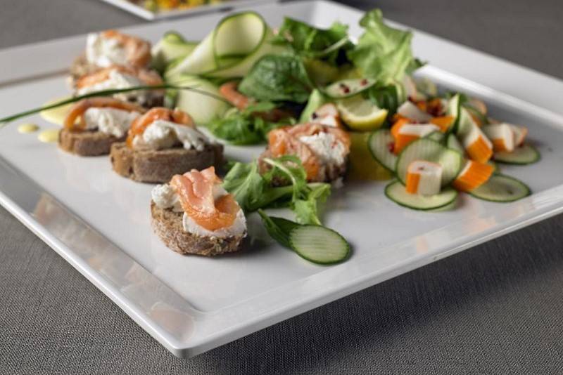 Bandeja cuadrada Melamina 30x30x2,5 cm-Pack 12 Ud. - Imagen 2