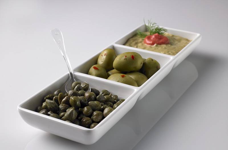 Bandeja melamina 3 compartimentos 20x8x2.5 cm -Pack 48 Ud. - Imagen 2