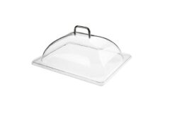 Tapa rectangular transparente - Pack 24 Uds.