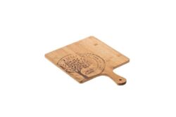 Tabla de cortar cuadrada naturaleza