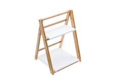 Alzatina blanca de bamb&uacute;- Pack 6 Uds