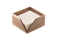 Servilletero de acacia- Pack 18 Uds.