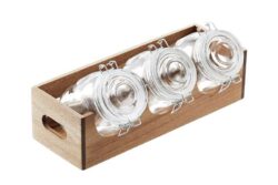 Porta cereales con tarros- Pack 4 Uds.