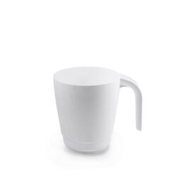 Taza Reutilizable Mug blanco 330 ml-Pack 12 Uds.