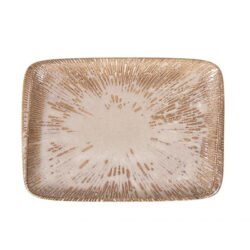 BANDEJA RECTANGULAR BARROCO I 23x16cm 12u/c