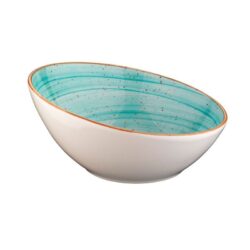 BOWL 40cl AQUA ø18cm 6u/c