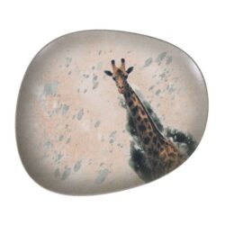 PLATO LLANO JIRAFA-SAVANNA 33x27cm 6u/c