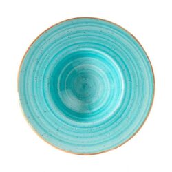 PLATO RISSOTO ø28CM AQUA /BLUE 6u/c