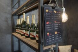 Pizarra rectangular con cuerda