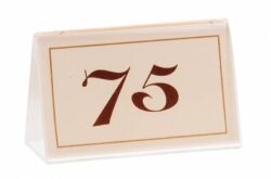 Números de mesa de marfil