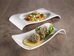 Plato presentación de Melamina 30x15x5,5cm– Pack 18 Uds.