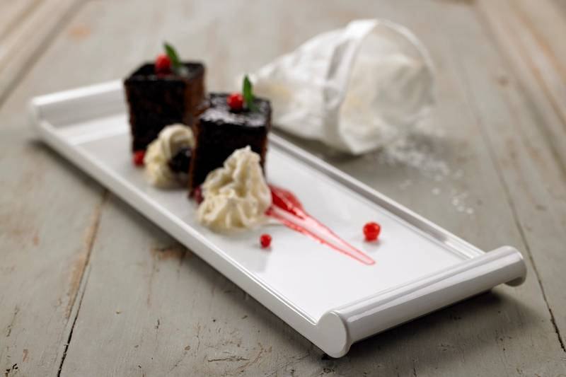 Bandeja rectangular Le Perle presentaciones de Melamina– Pack 12 Uds. - Imagen 4