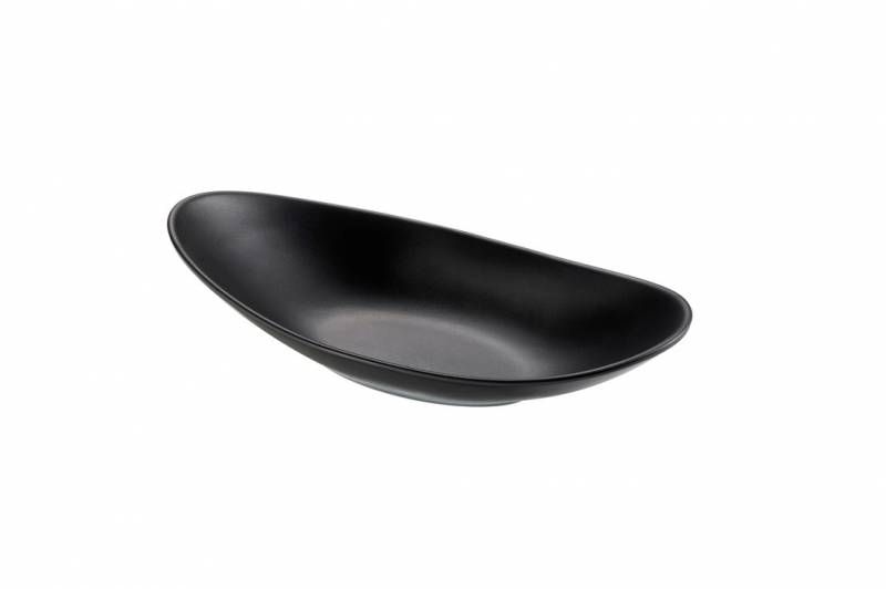 Plato ovalado negro melamina 18x10x3,5 cm -Pack 6 Ud. - Imagen 5
