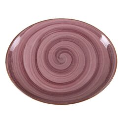 BANDEJA OVAL PURPLE 25x19x2cm 12u/c