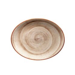 BANDEJA OVAL TERRAIN 25x19x2cm 12u/c