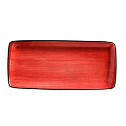 BANDEJA RECTANGULAR 34 X 15 CM PASSION MOOVE RED 12u/c