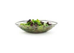 Cesta en forma de media luna de