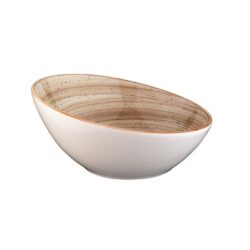 BOWL ø18CM, 40CL TERRAIN BROWN 6u/c