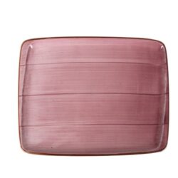 BANDEJA RECTANGULAR MOOVE PURPLE 23x16 cm 12u/c