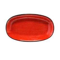 FUENTE OVAL 34X19,5CM PASSION RED 6u/c