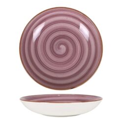 PLATO HONDO GOURMET PURPLE ø23x4cm 6u/c