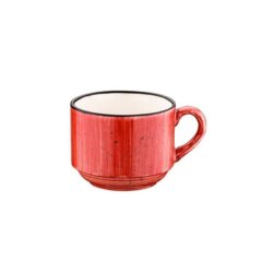 TAZA CAPUCCINO 18CL PASSION GOURMET RED 12u/c