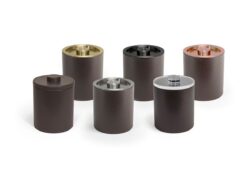 Cubitera redonda London -Marrón