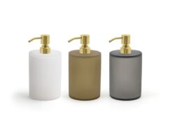 Dosificador Jabón - Con tapa latón mate