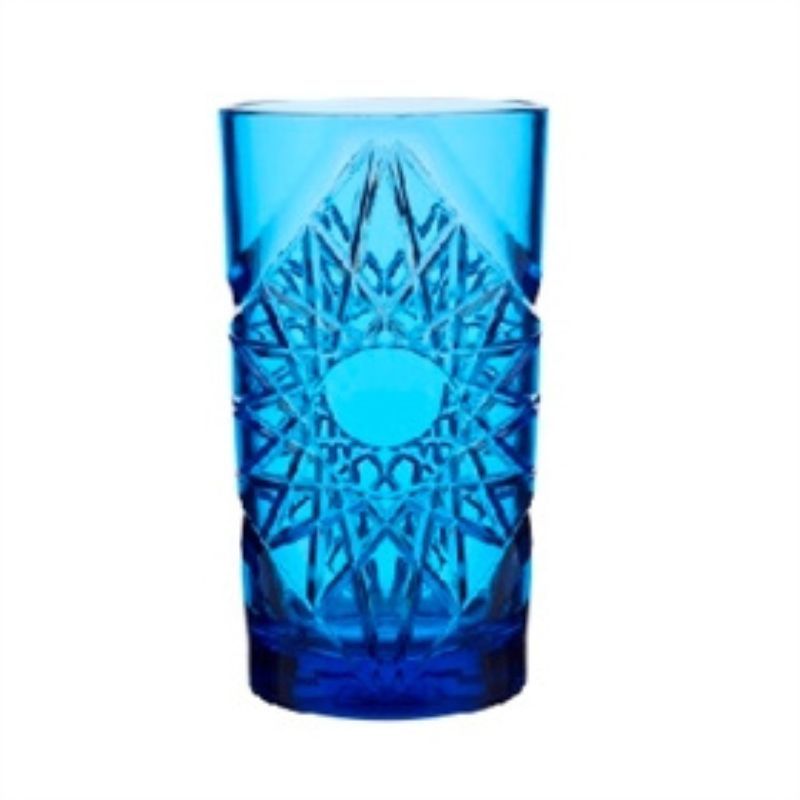 Vaso reutilizable Azul Premium 470 ML PC 24 u/c.