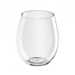 Vaso Tirtán Agua reutilizable PC 390 ML 6 u/c.
