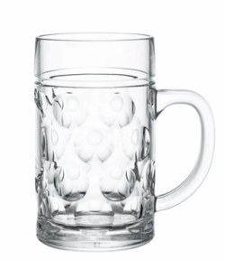 Jarra October reutilizable PC 600 ML 6 u/c.