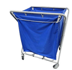 Carro Plegable con Bolsa de 343 L | Chasis Pintado o Acero Inox | Ruedas 100 mm