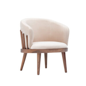 Butaca lounge Brooten con asiento tapizado