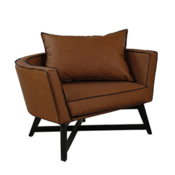 Butaca lounge Cage Tessuto tapizada