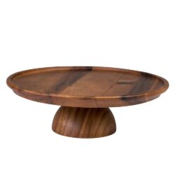 Expositor para Tartas de Madera de Acacia para Buffet, 2 Uds.